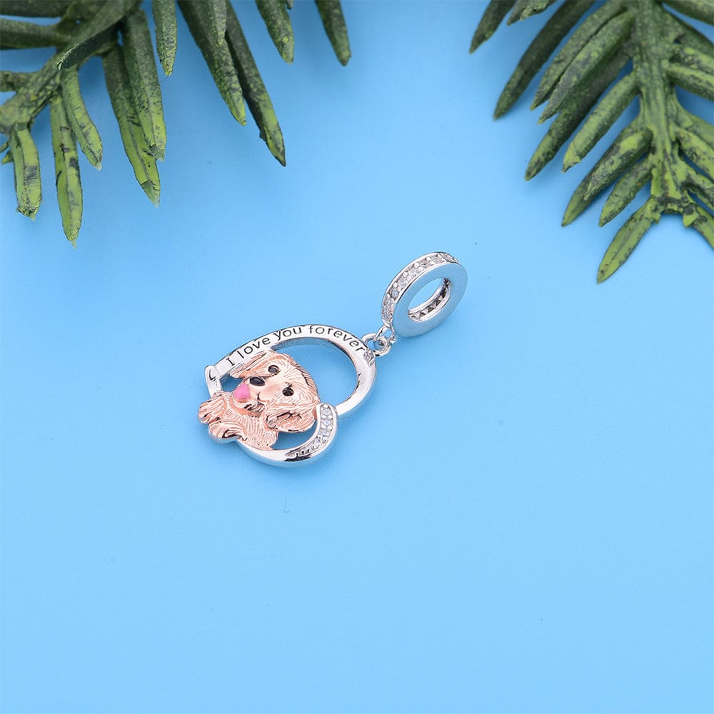 Amarante Jewelry Golden Retriever Dog Charm