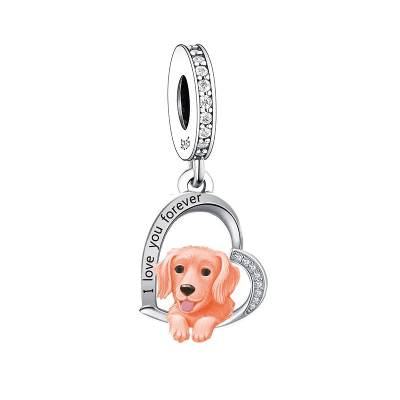 Amarante Jewelry Golden Retriever Dog Charm