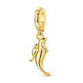 Amarante Jewelry Golden Sea Cat Mother & Baby Dangle Charm