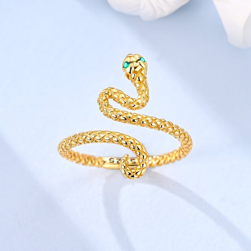 Amarante Jewelry Golden Serpent Wrap Ring