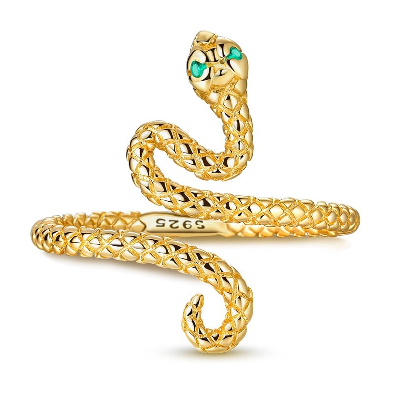Amarante Jewelry Golden Serpent Wrap Ring