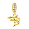 Amarante Jewelry Golden Shark Dangle Charm