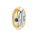 Amarante Jewelry Golden Star & Sapphire Accent Clip Charm