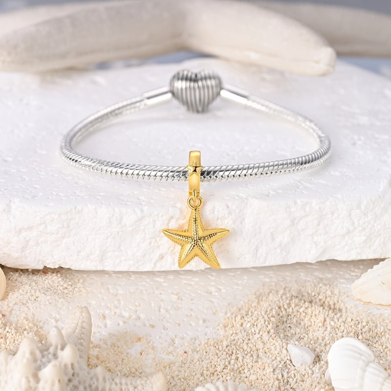 Amarante Jewelry Golden Starfish Dangle Charm