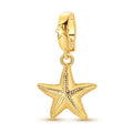 Amarante Jewelry Golden Starfish Dangle Charm