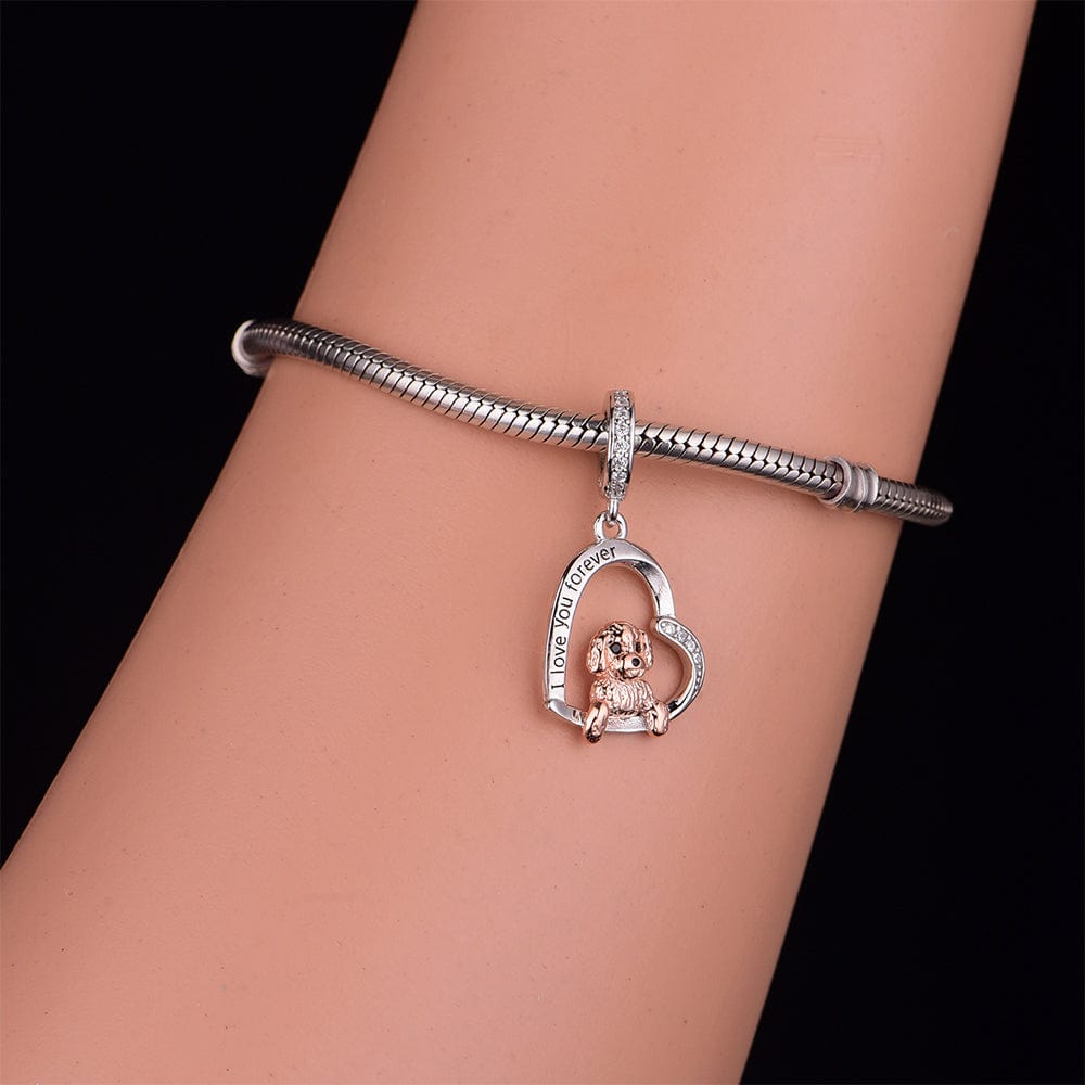 Amarante Jewelry Goldendoodle Dog Charm