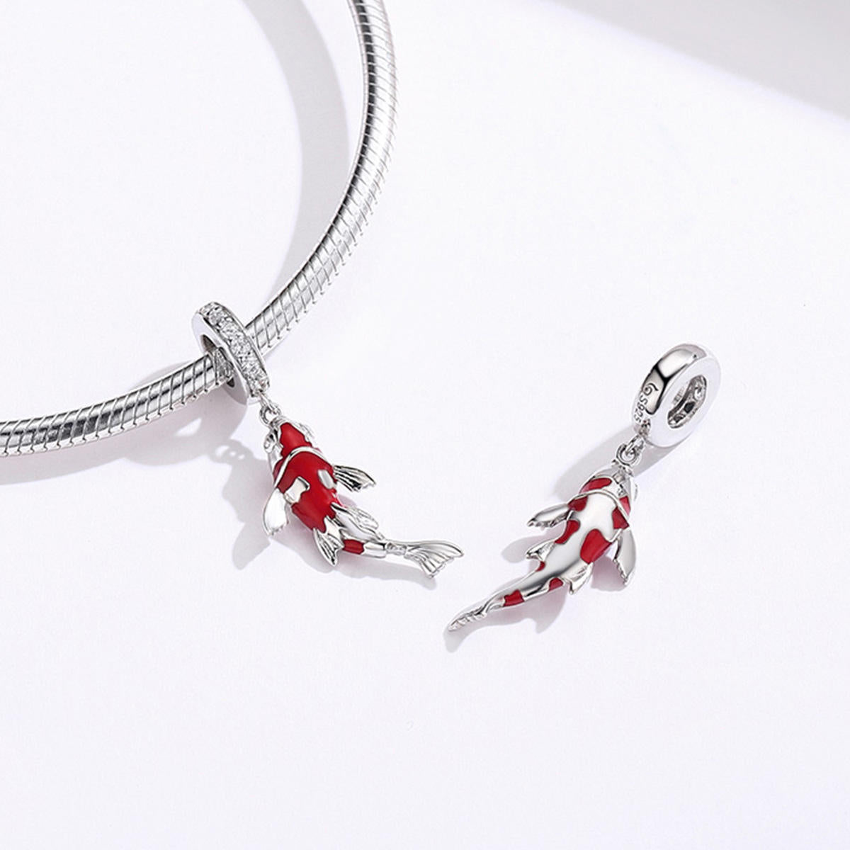 Amarante Jewelry Good Fortune Koi Fish Dangle Charm