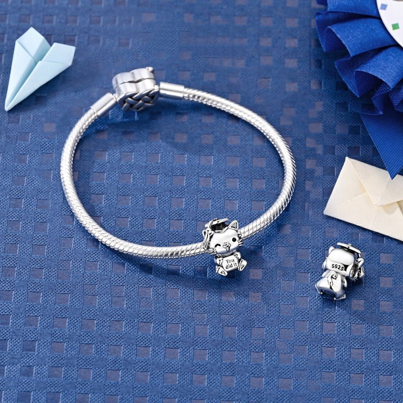 Amarante Jewelry Graduation Cat “You Did It” Charm