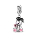 Amarante Jewelry Graduation Celebration Teddy Bear Dangle Charm