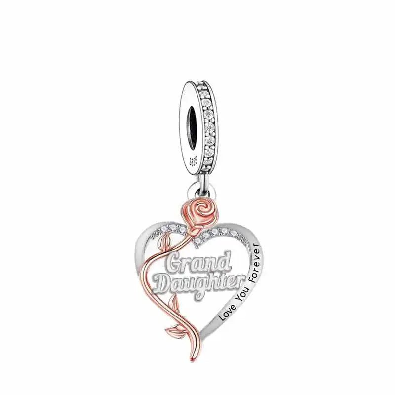 Amarante Jewelry Granddaughter Heart Charm