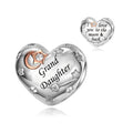 Amarante Jewelry Granddaughter Love Heart Charm