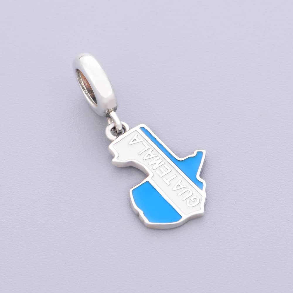 Amarante Jewelry Guatemala Map Dangle Charm