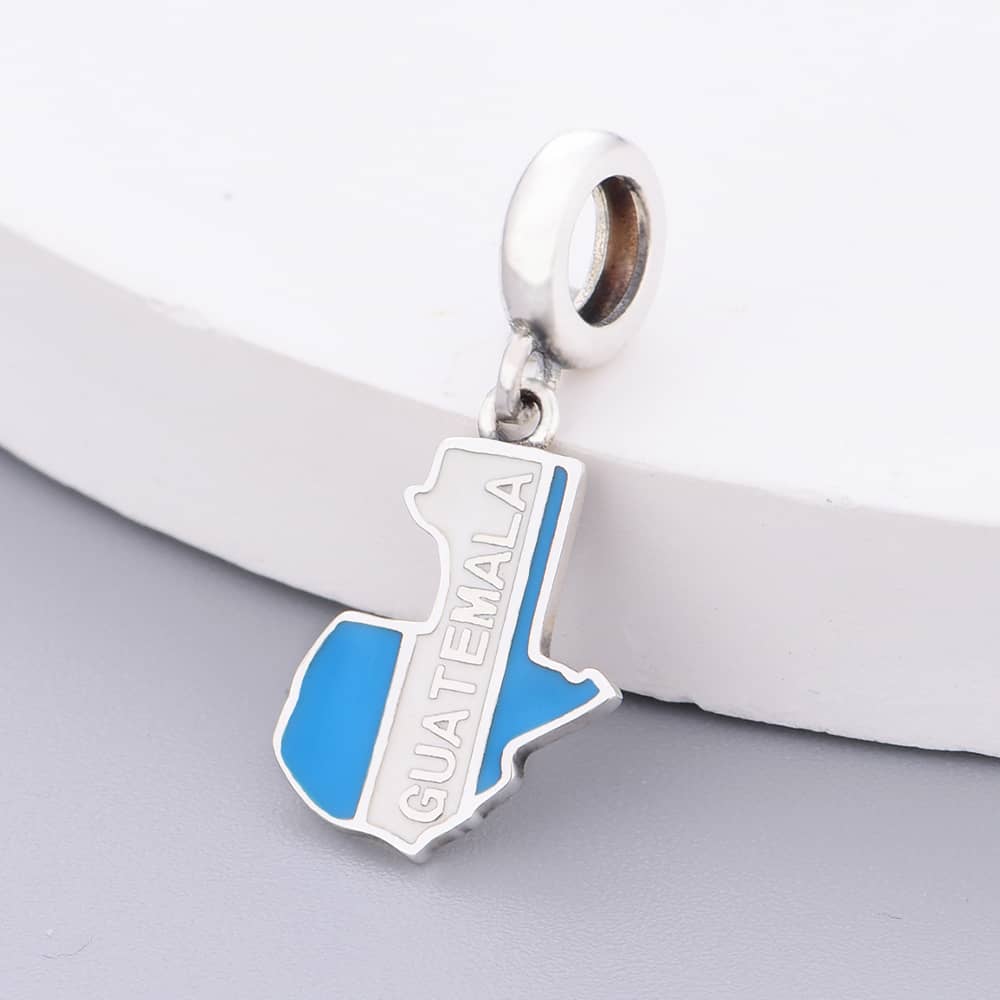 Amarante Jewelry Guatemala Map Dangle Charm