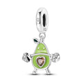 Amarante Jewelry Gym Lifting Avocado Charm