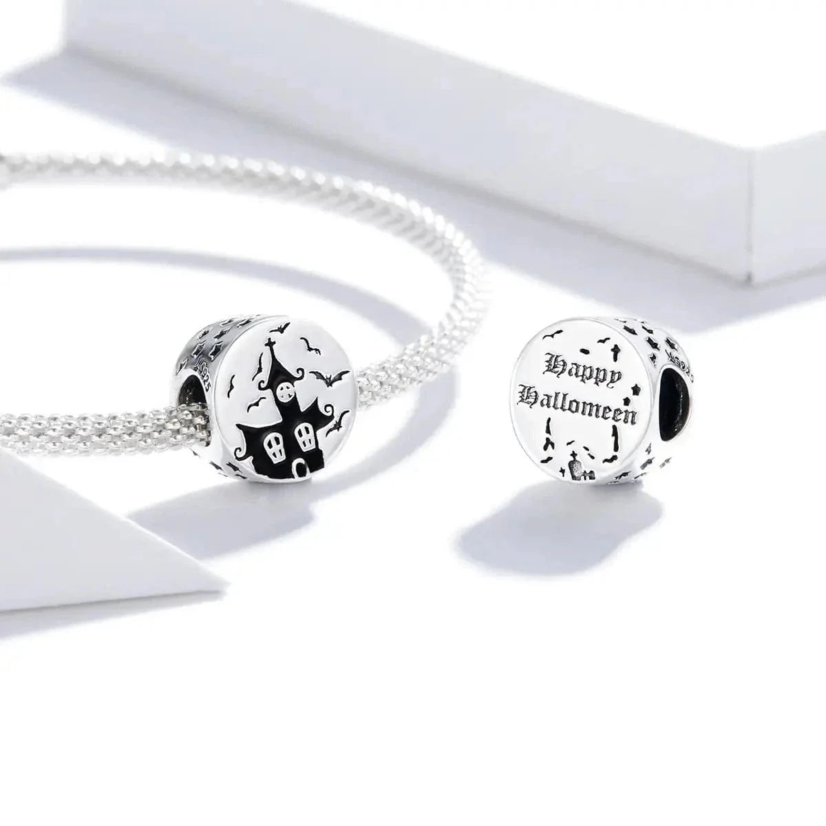 Amarante Jewelry Halloween Ghost Castle Charm