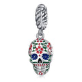 Amarante Jewelry Halloween Mexican Skull Dangle Charm