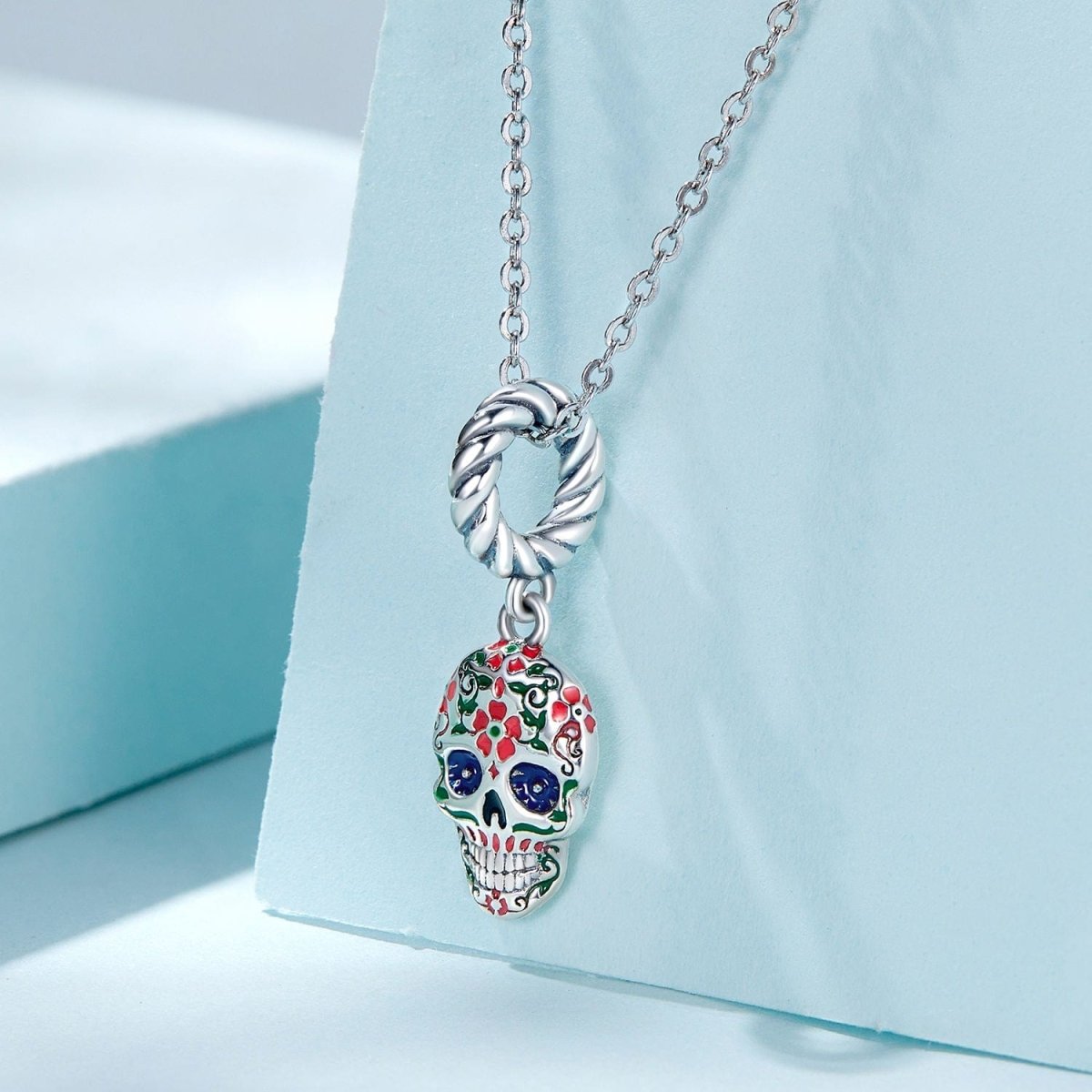 Amarante Jewelry Halloween Mexican Skull Dangle Charm