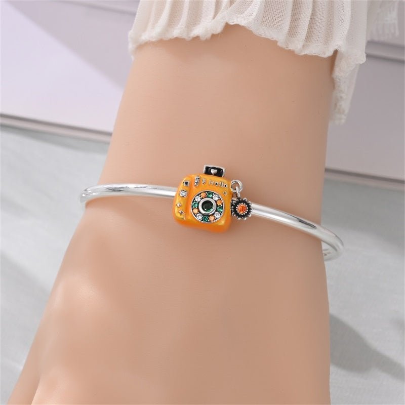 Amarante Jewelry Halloween Pumpkin Camera Charm