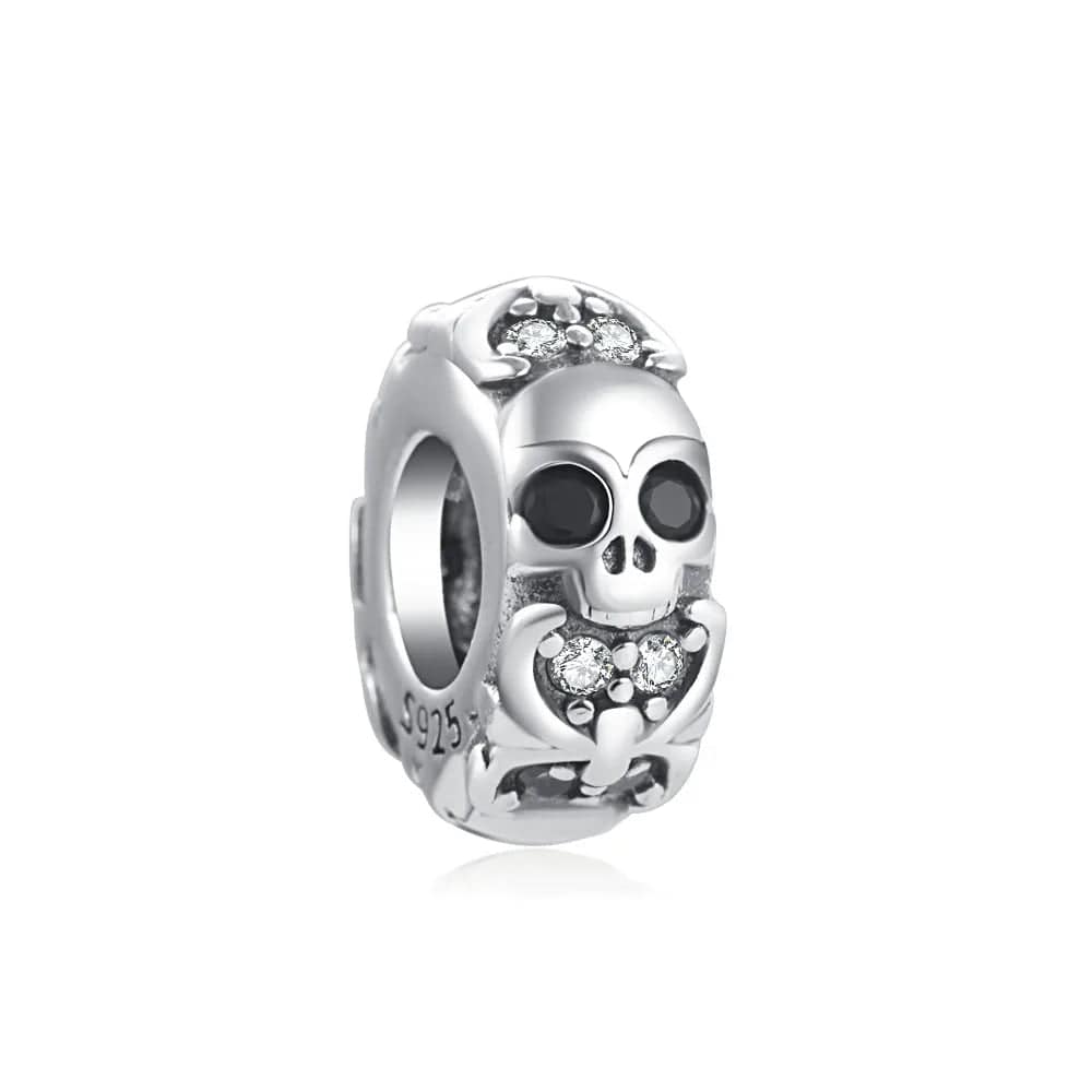 Amarante Jewelry Halloween Vampire Cowboy Skull Charm