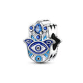Amarante Jewelry Hamsa Hand with Evil Eye Charm