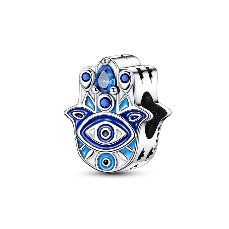 Amarante Jewelry Hamsa Hand with Evil Eye Charm