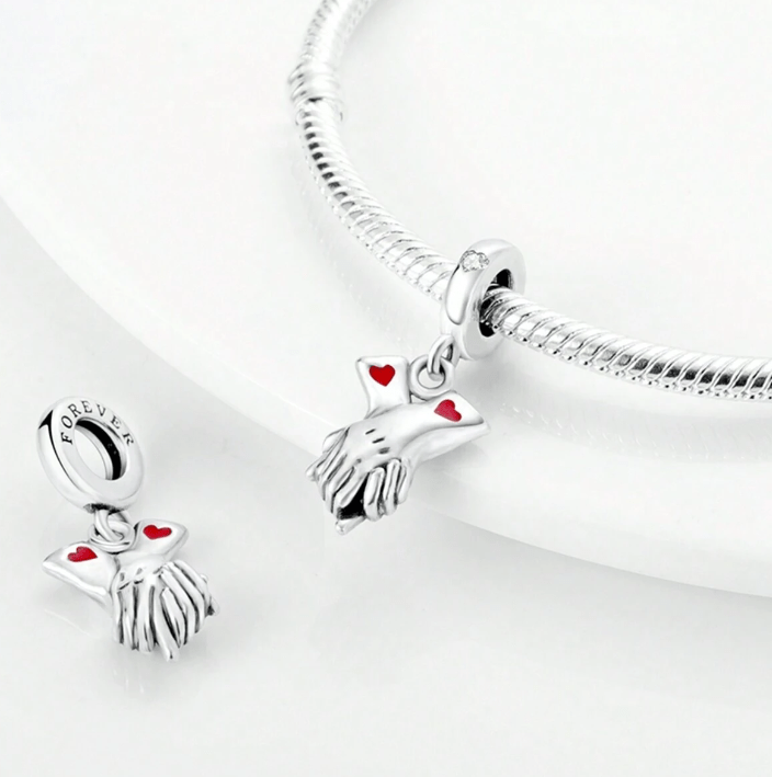 Amarante Jewelry Hand In Hand Love Forever Dangle Charm