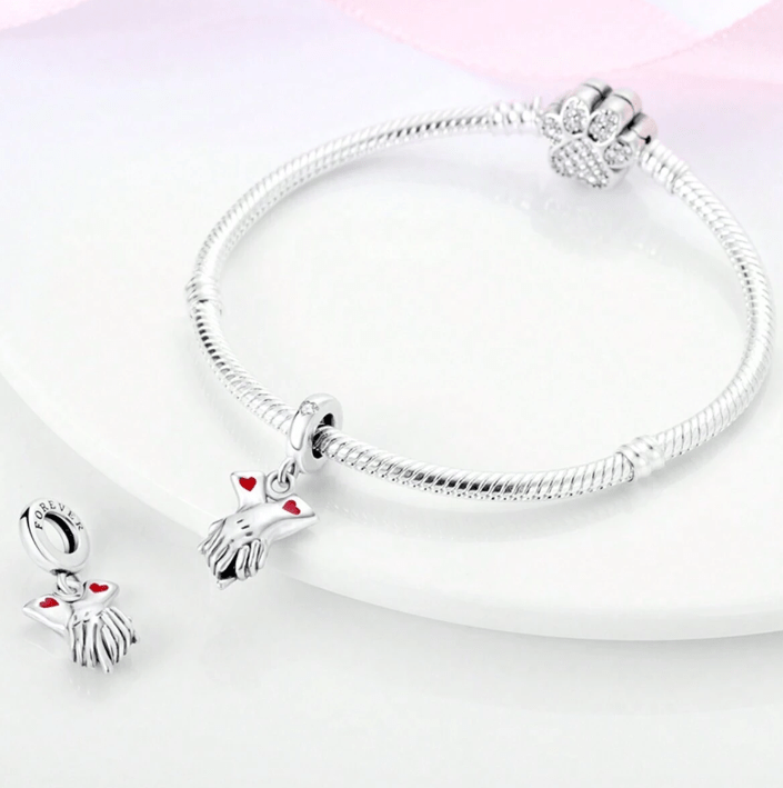 Amarante Jewelry Hand In Hand Love Forever Dangle Charm