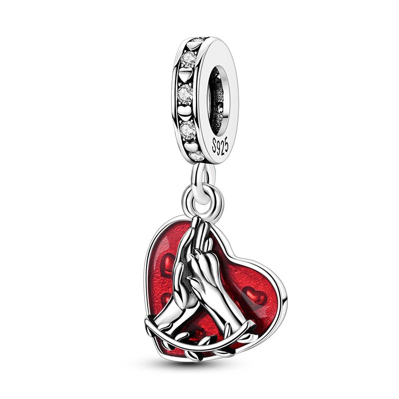 Amarante Jewelry Hand & Paw Heart Dangle Charm