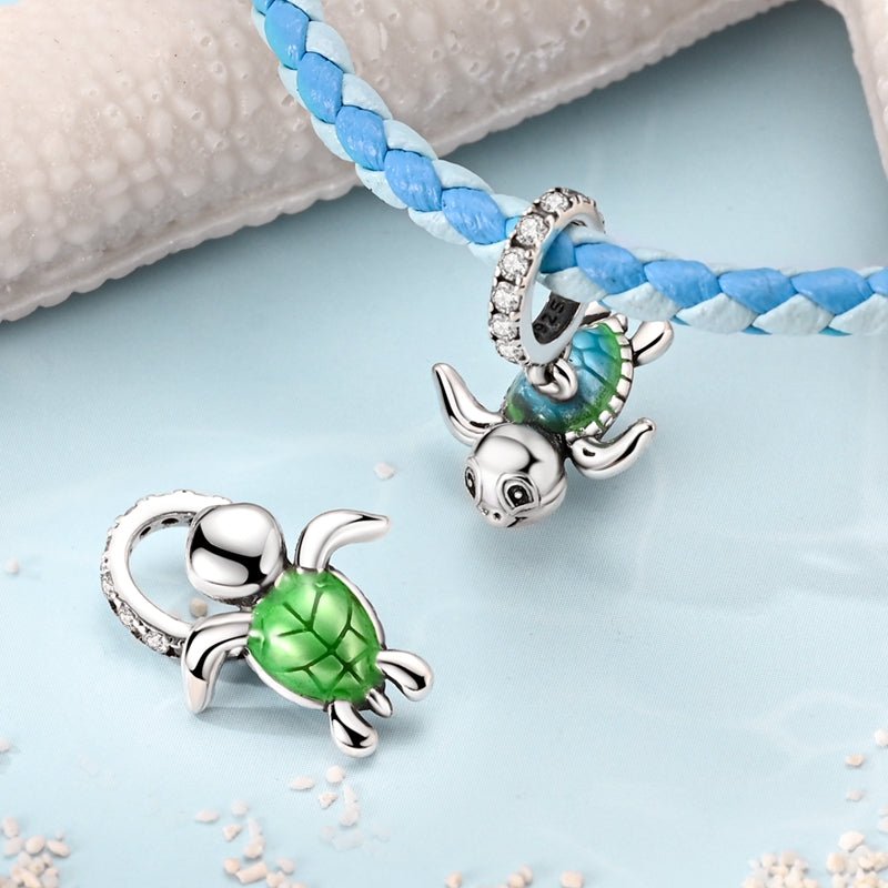 Amarante Jewelry Happy Baby Turtle Dangle Charm