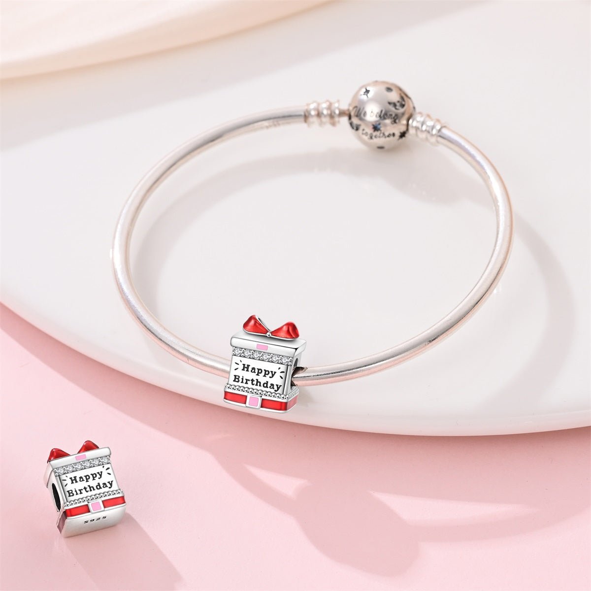 Amarante Jewelry Happy Birthday Gift Box Charm