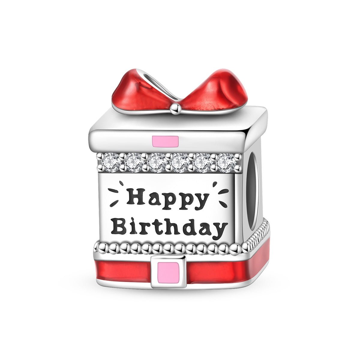 Amarante Jewelry Happy Birthday Gift Box Charm