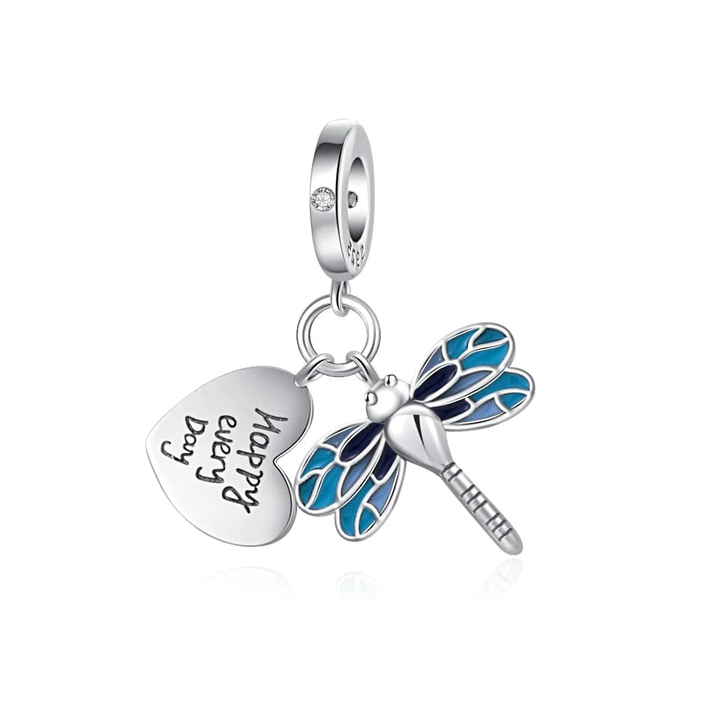 Amarante Jewelry Happy Every Day Dragonfly Dangle Charm