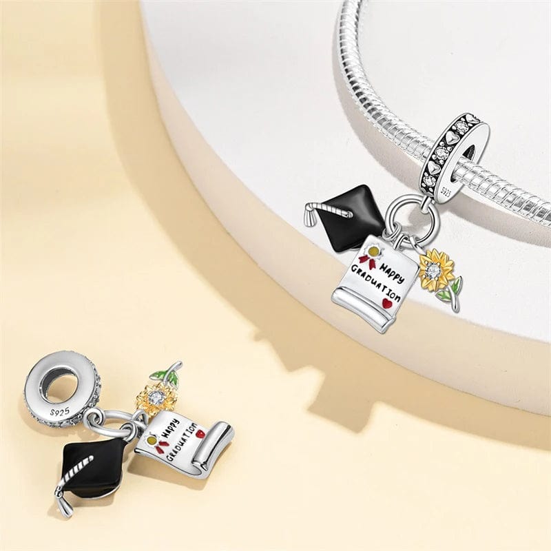 Amarante Jewelry Happy Graduation Triple Dangle Charm