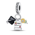 Amarante Jewelry Happy Graduation Triple Dangle Charm