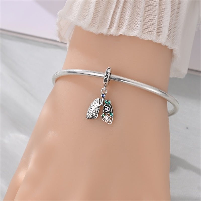 Amarante Jewelry Healthy Lungs Dangle Charm