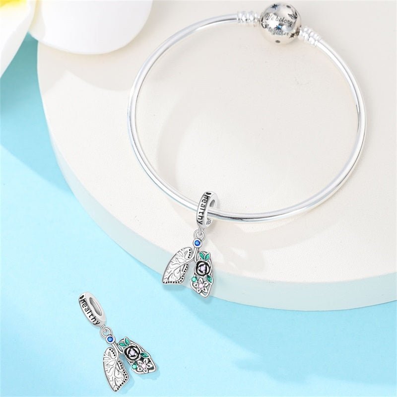Amarante Jewelry Healthy Lungs Dangle Charm