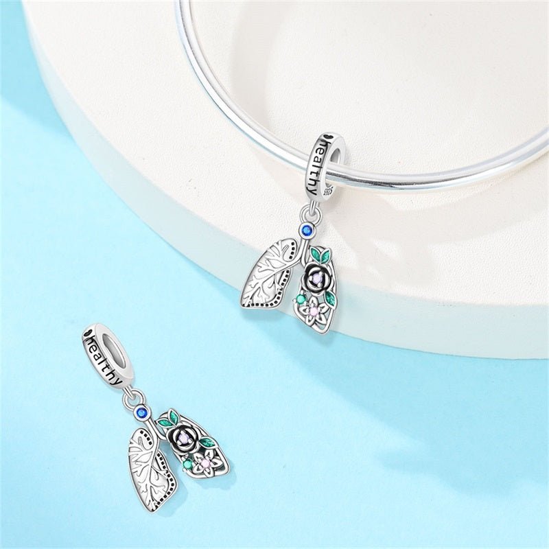 Amarante Jewelry Healthy Lungs Dangle Charm