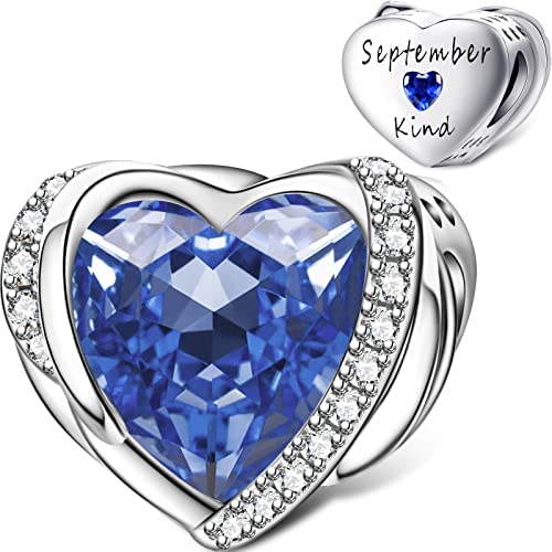 Amarante Jewelry Heart Birthstone Charms