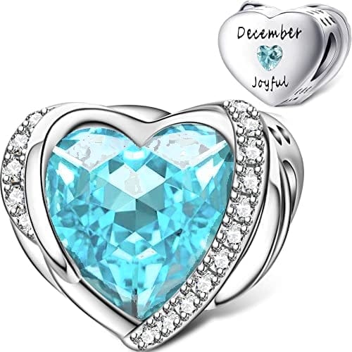 Amarante Jewelry Heart Birthstone Charms