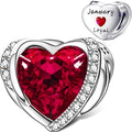 Amarante Jewelry Heart Birthstone Charms