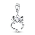 Amarante Jewelry Heart & Bow Dangle Charm
