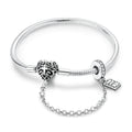 Amarante Jewelry Heart & Cross Charm Bracelet with Bible Safety Chain