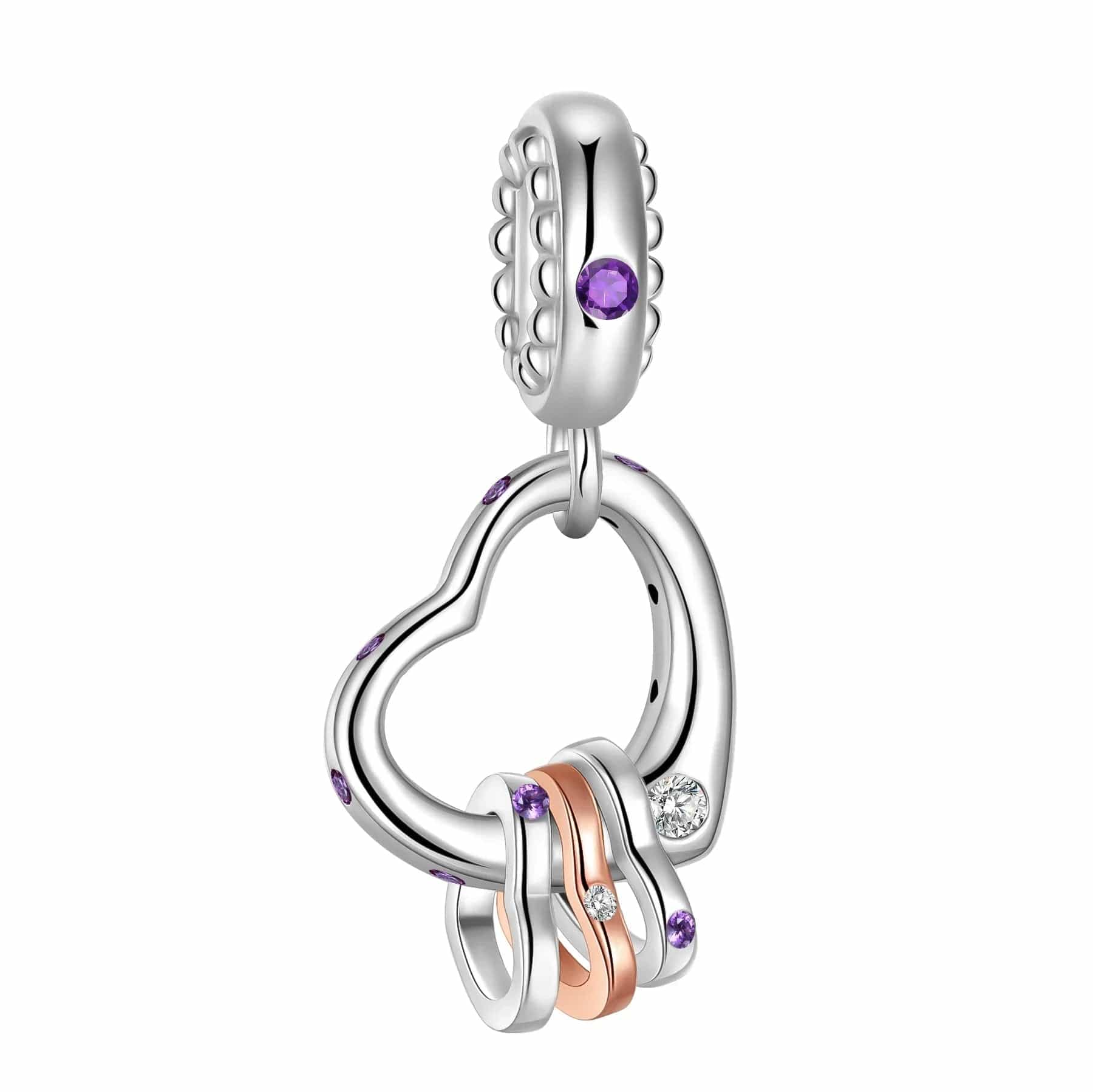 Amarante Jewelry Heart Full of Hearts Dangle Charm