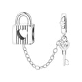 Amarante Jewelry Heart Lock & Key Dangle Charm
