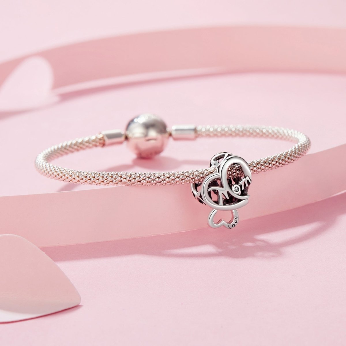 Amarante Jewelry Love You Mom Infinity Heart Charm