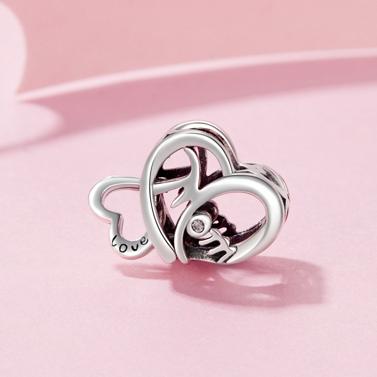 Amarante Jewelry Love You Mom Infinity Heart Charm