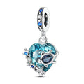 Amarante Jewelry Heart - Shaped Ocean Treasure Dangle Charm