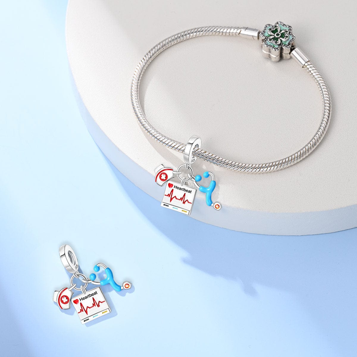 Amarante Jewelry Heartbeat & Medical Essentials Charm