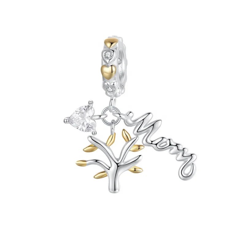 Amarante Jewelry Heartfelt Mom Tree of Life Dangle Charm