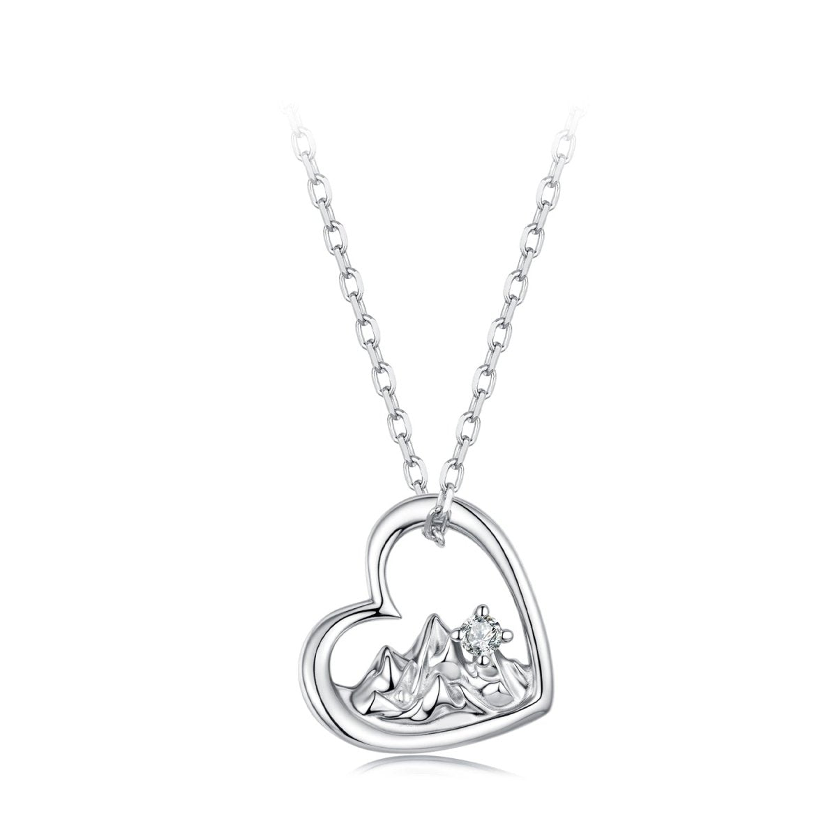 Amarante Jewelry Heartfelt Mountain Glow Pendant Necklace